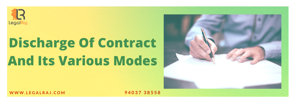 modes of discharge of contract